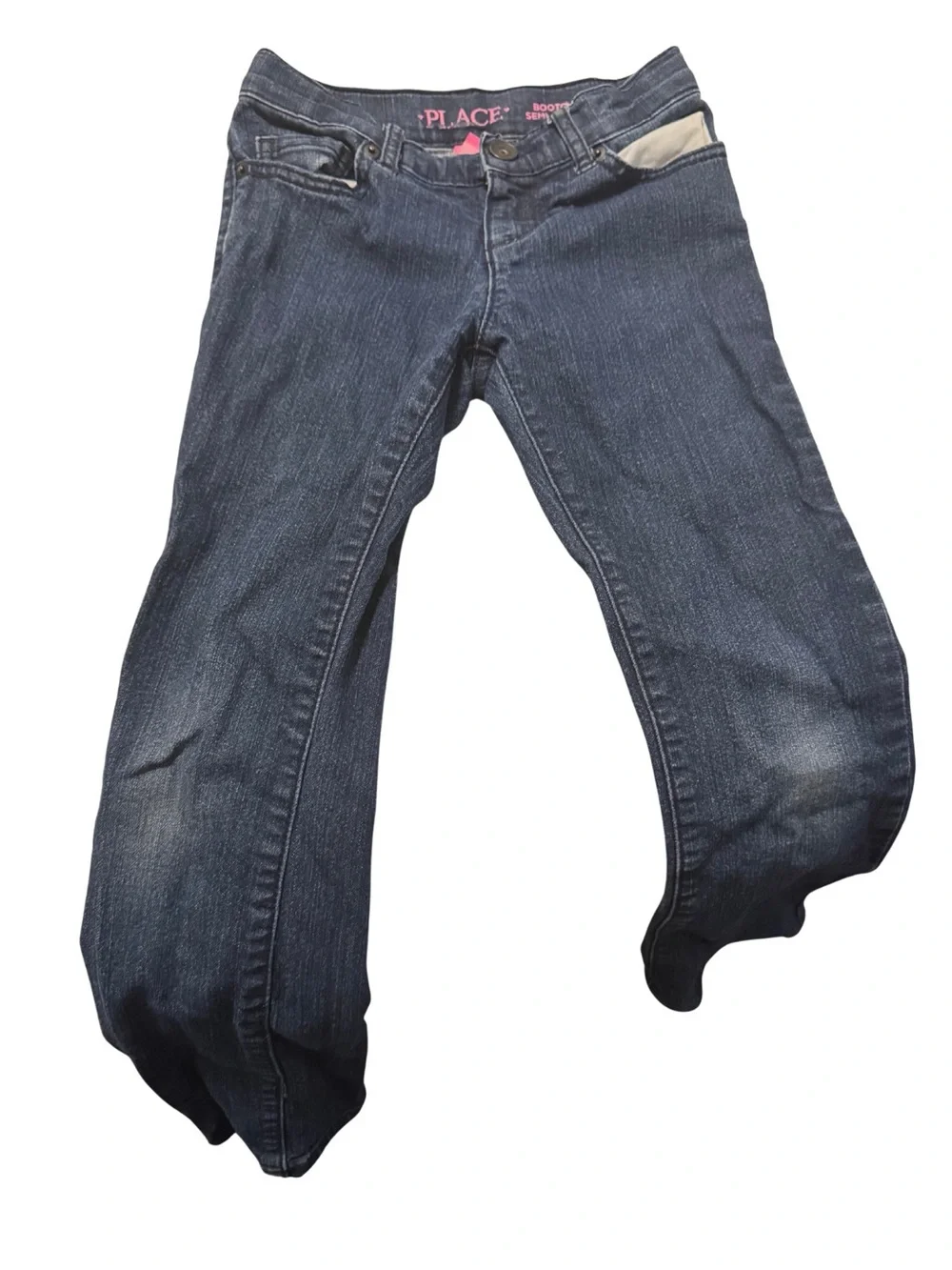 The Children's Place Dark Blue Stretch Girls Jeans